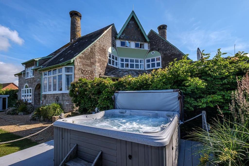 Vila The Beach House-Devon- On The Beach- Sleeps 20 Exmouth Exteriér fotografie
